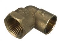 End Feed Female Iron Elbow - 15mm x 1/2in BSP